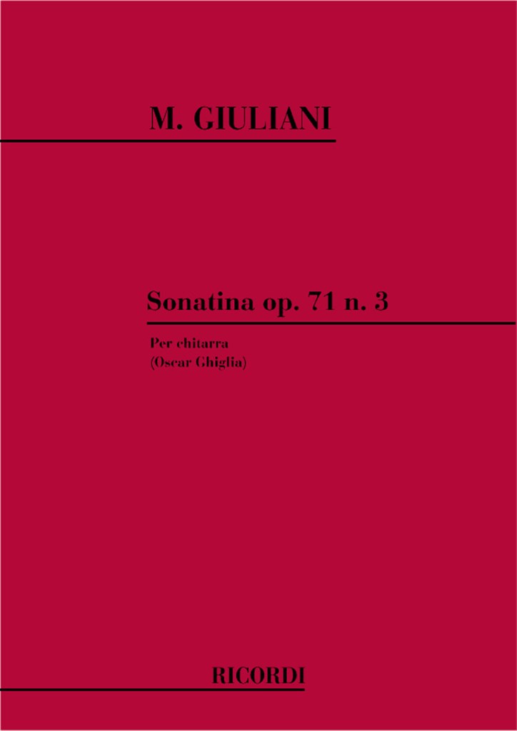 Sonatina Op. 71 N. 3